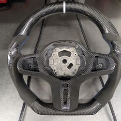 BMW 240i steering wheel