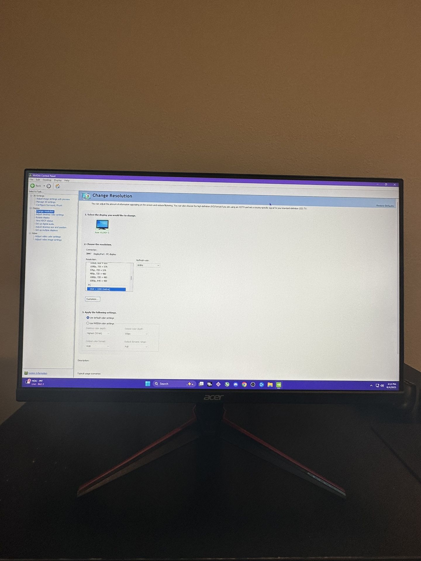 1080p 165hz monitor