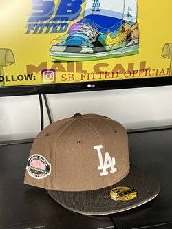 New Los Angeles Dodgers 2tone Pink Uv 50th Anniversary Side Patch 71/4