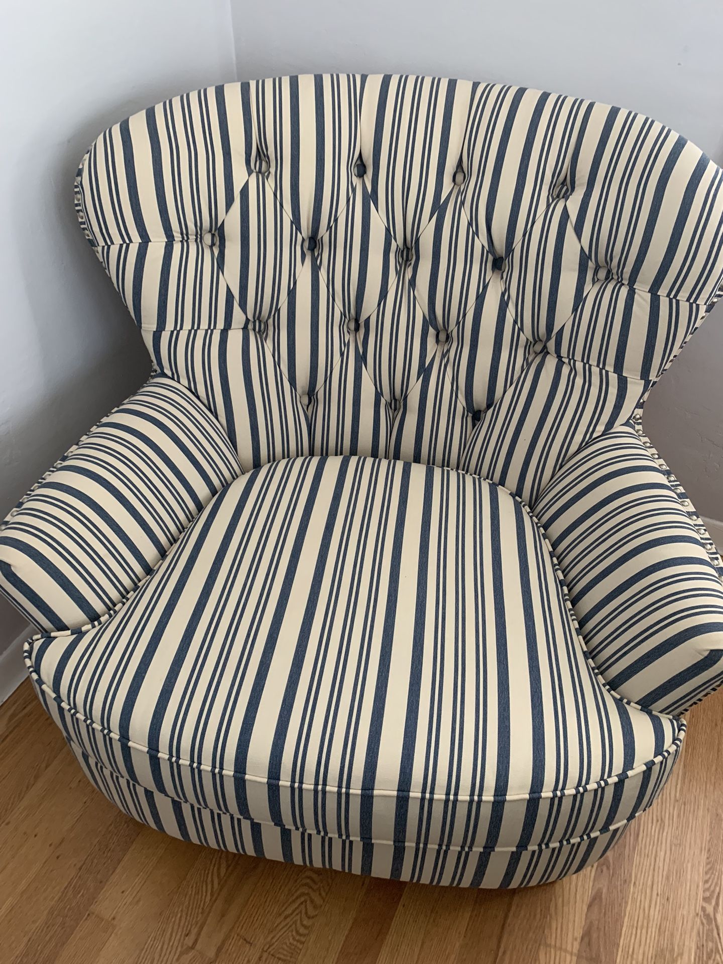 Pottery barn Tufted Armchair