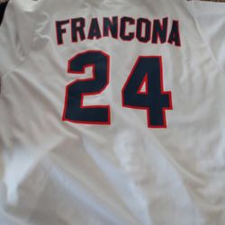 CLEVELAND indians  TERRY Francona JERSEY SIZE xl Like New Make Offer