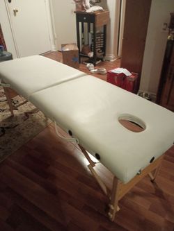 Massage table