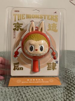 The monsters Labubu earphone case 