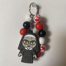 Evil Nun Halloween Keychain/Bracelet