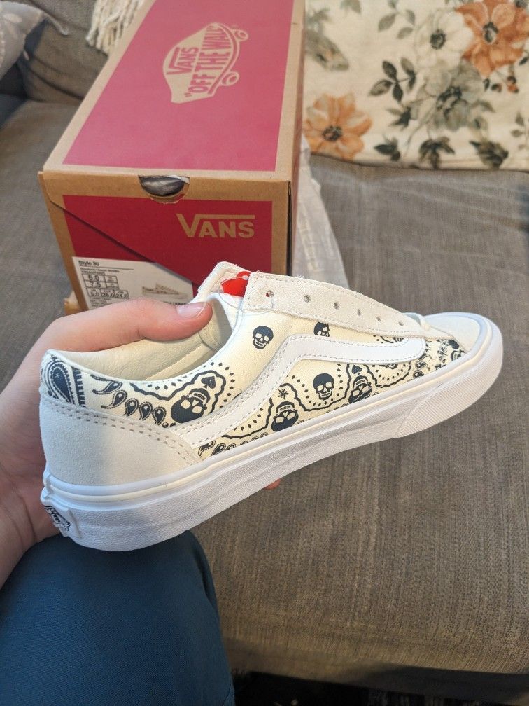 Halloween Boo Basket Gift - Vans Skull Shoes