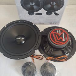 MEMPHIS 1 PAIR 6.5 " 100 WATTS COMPONENT SET CAR SPEAKER ( BRAND NEW PRICE IS LOWEST INSTALL NOT AVAILABLE )