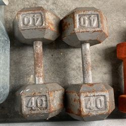 Dumbbells 40lb