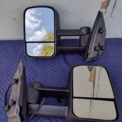 07-13 Chevy Silverado/Tahoe/Suburban/GMC Sierra/Yukon/Yukon XL Towing Mirrors Side Mirrors Espejos
