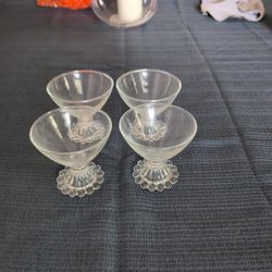 4 IMPERIAL CANDLEWICK GLASSWARE