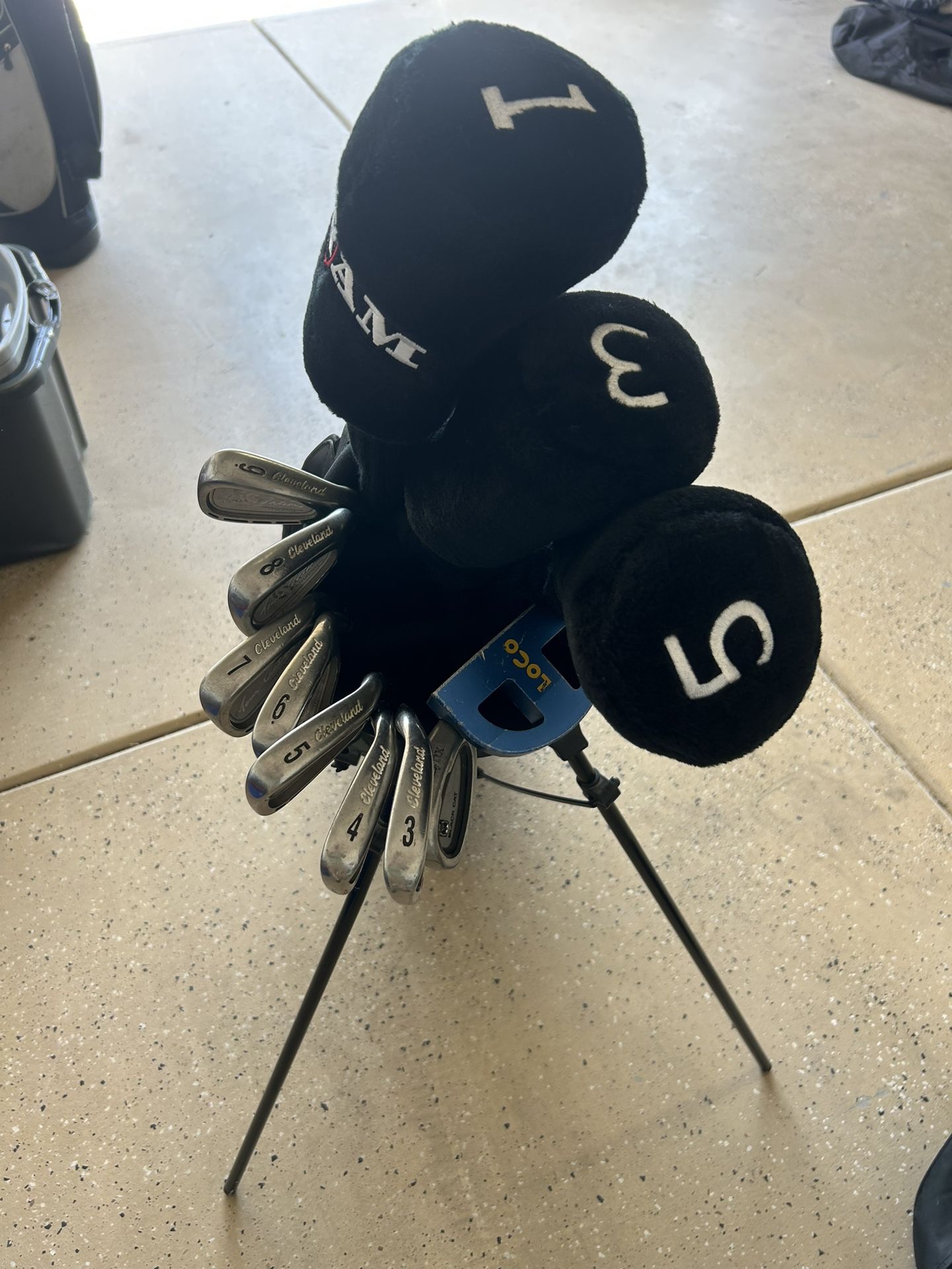 Full Set Of Used Clubs, Cleveland And RAM
