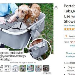 Portable Dog Bathing Station