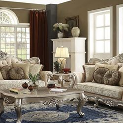 BEAUTIFUL SOFA AND LOVE SEAT SET 