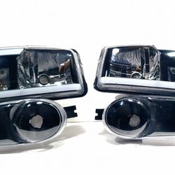 Headlights for 01-07 GMC Yukon Denali