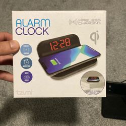 Wireless Charging Alarm Clock