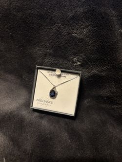 Brilliance fine jewelry 10kt gold& sterling silver created sapphire