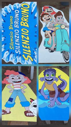 Disney-Pixar film Luca signs,  Vespa Silenzio Bruno