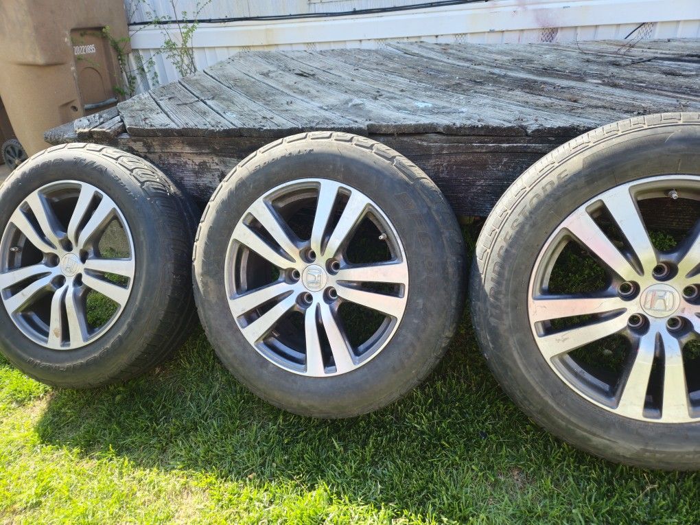 2018 Honda Pilot Wheels 🛞 Only 3 Wheels