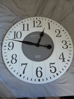 Sterling & Noble Large Round Wall Clock