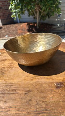 Threshold Bowl brass colored