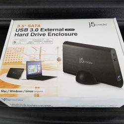 3.5" USB 3.0 External Hard Drive Enclosure