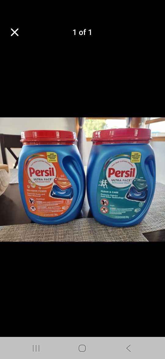 Persil Advanced Clean Oxi+Odor Power Laundry Detergent Ultra Pacs