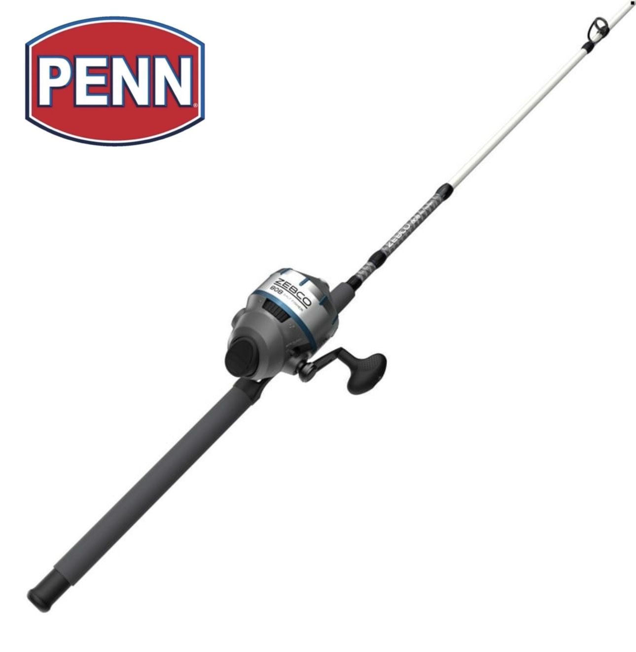 PENN Prevail® Surf Spinning Rod, 12' Heavy Fishing Rod, 2 Piece with Spincast Reel 808 Saltwater