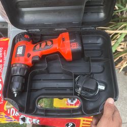 Black And Decker Alkaline Battery Drill 