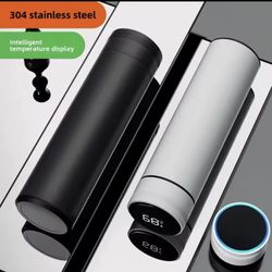 Smart LED Water Bottle – Available in Gold, Silver, Blue & Red