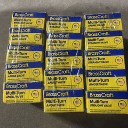 Bass Craft Multiturn Straighten Angle Valves