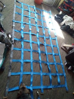 Cargo net for semi trailer