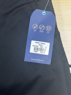 MED  Cherokee Uniform mid rise moderate flare drawstring pant