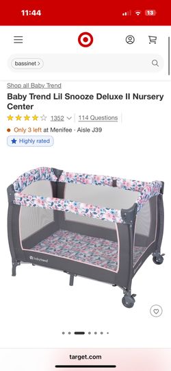 Pack And play Baby Nursery Baby Trend lil Snooze 