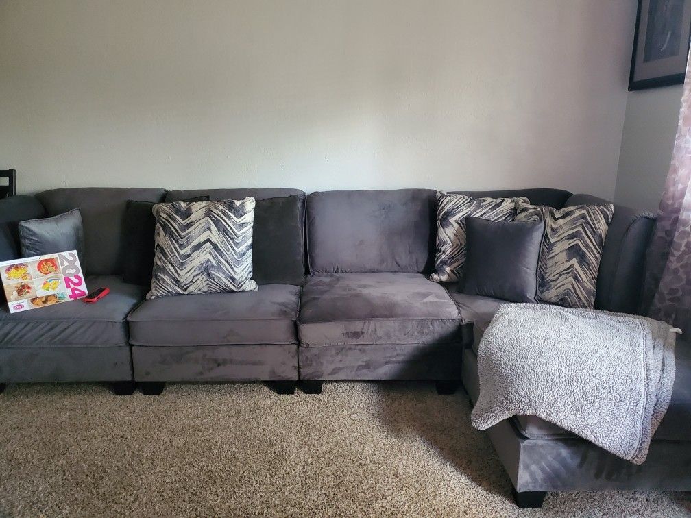 Dark Grey Couch