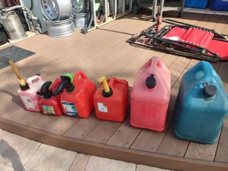 Six Gas Cans Package Deal