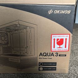 Okinos Aqua 3 Mini Tower Case-black
