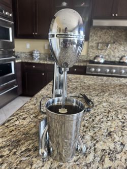 Hamilton Beach 28 oz. Single Speed Classic Chrome Drink Mixer