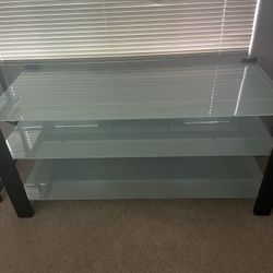 Glass Tv Stand/ Shelf