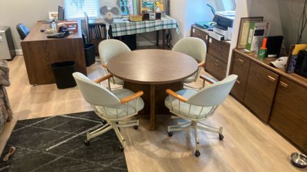 Table and chairs