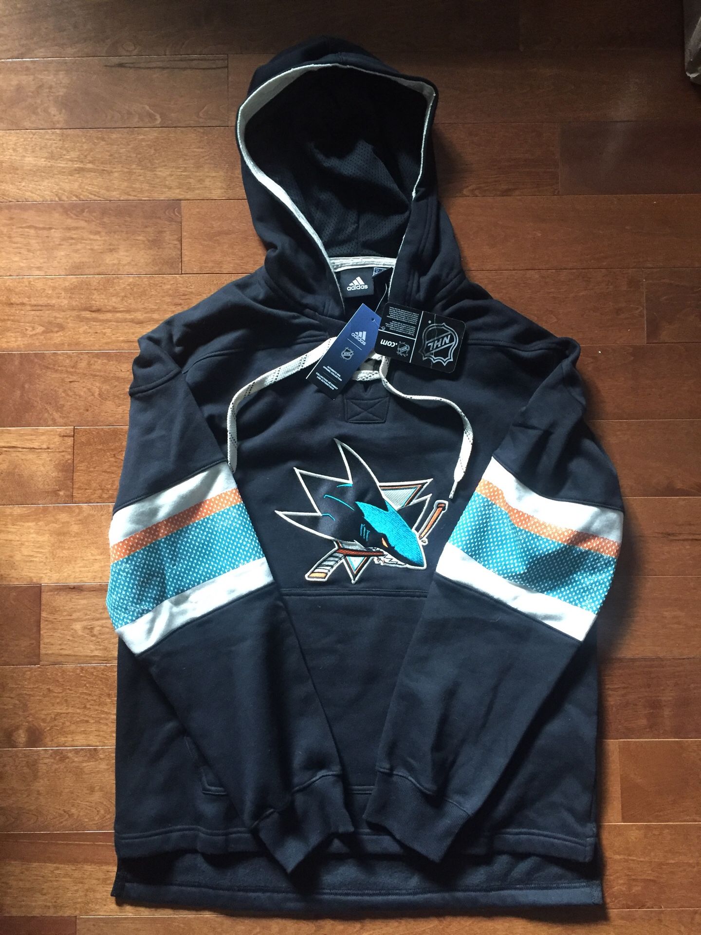 Adidas San Jose Sharks Hooded Sweatshirt