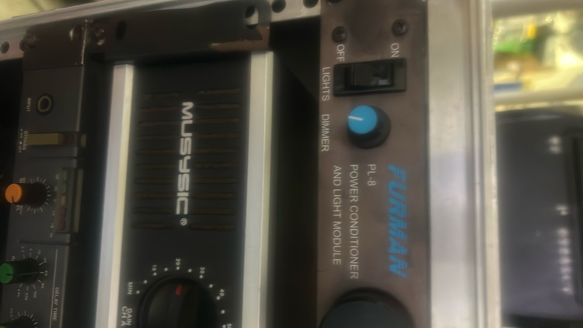 band equipment with case