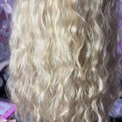 26” Blonde Lace front Wig