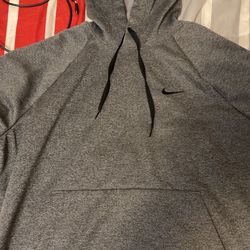 Large Nike Gray Hoodie