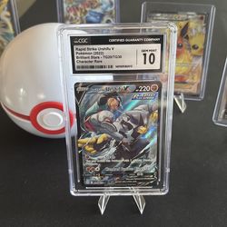 Pokemon card CGC 10 Rápid strike URSHIFU V Brilliant Stars TG20/TG30