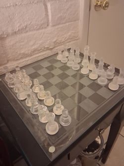Glass Chess set