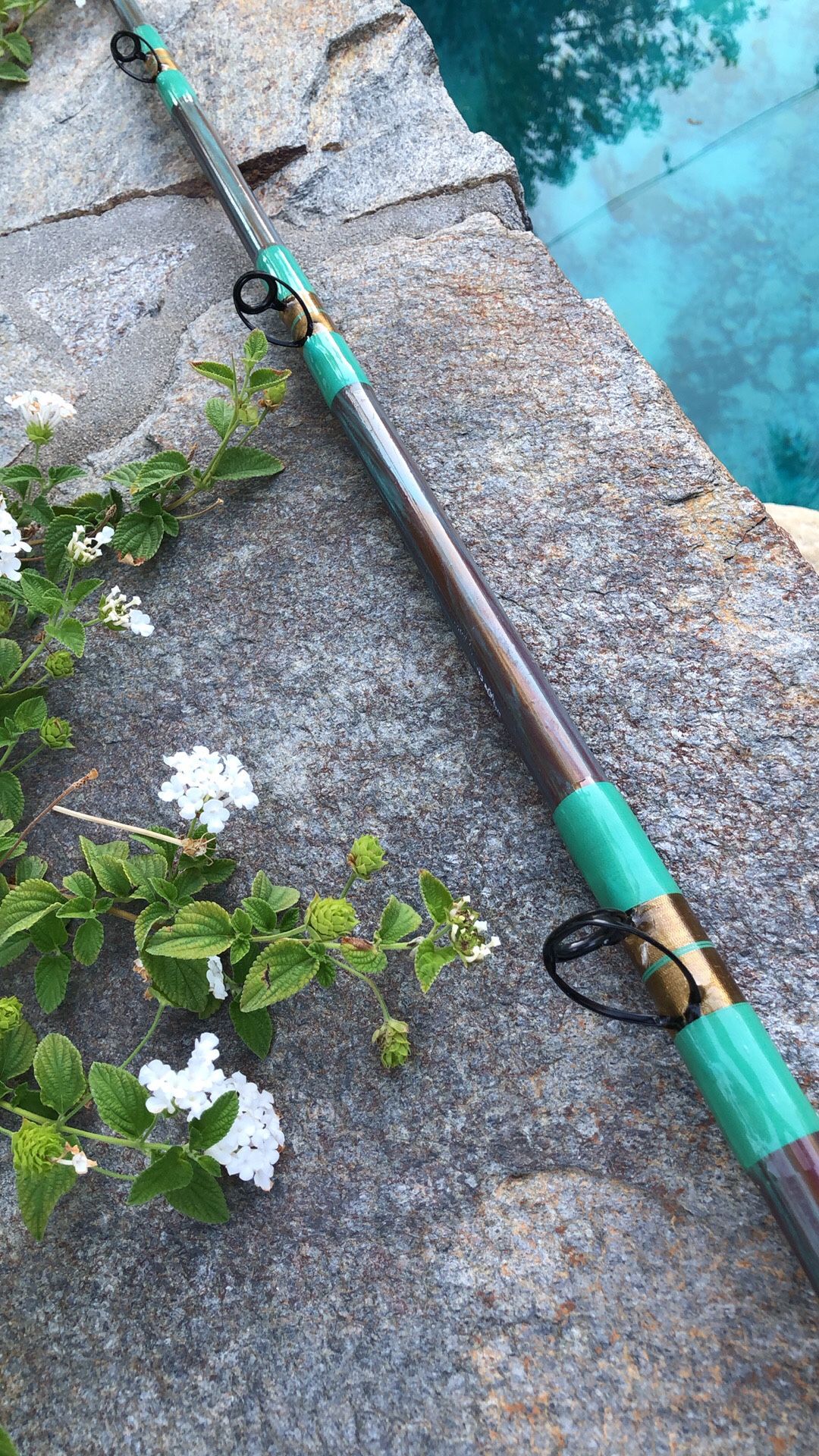 Custom Wrapped 8' Saltwater Fishing Rod by Platero Custom Rods using Seeker Calstar Custom Wrapped 8' Saltwater Fishing Rod by Platero Custom Rods using Seeker Calstar