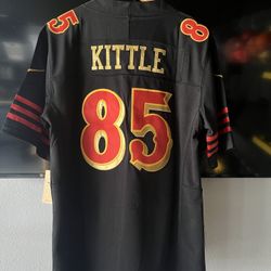 George kittle #85 Black 49ers Rivalries Jerseys (fully Stitched)