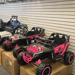 Metallic red and pink car for kids light up tires , Remote and self drive