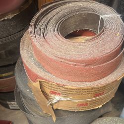 INDUSTRIAL SANDPAPER 20 ROLLS $OBO)