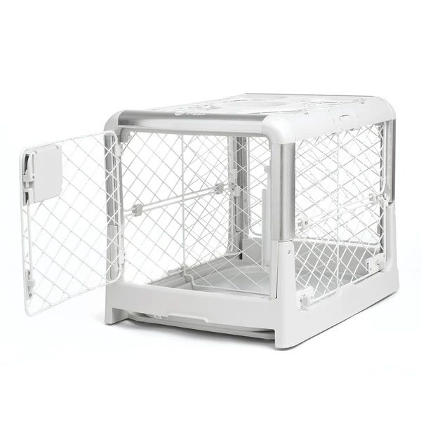 Diggs Revol Dog Crate in Ash - plus Crate Pad and Cover