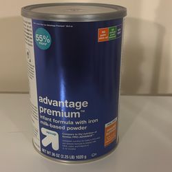 (1 of 2) Target Brand  advantage premium Baby Formula 